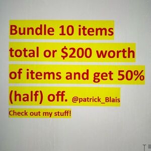 Bundle big and get 1/2 off!